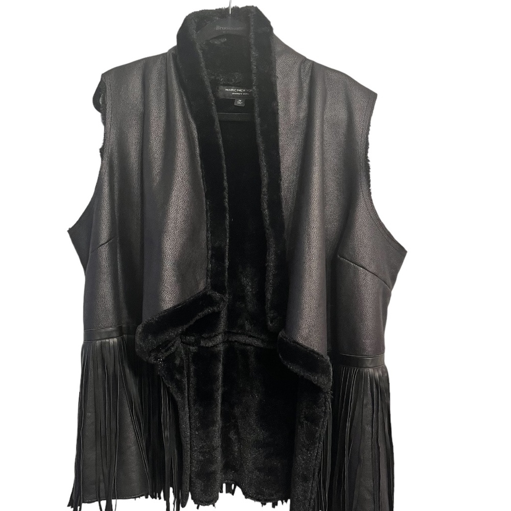 Andrew Marc New York Leather Vest